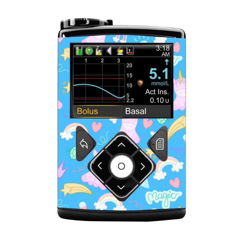Medtronic 640/670/780G Pump Sticker (Unicorns & Rainbows) - The Useless Pancreas