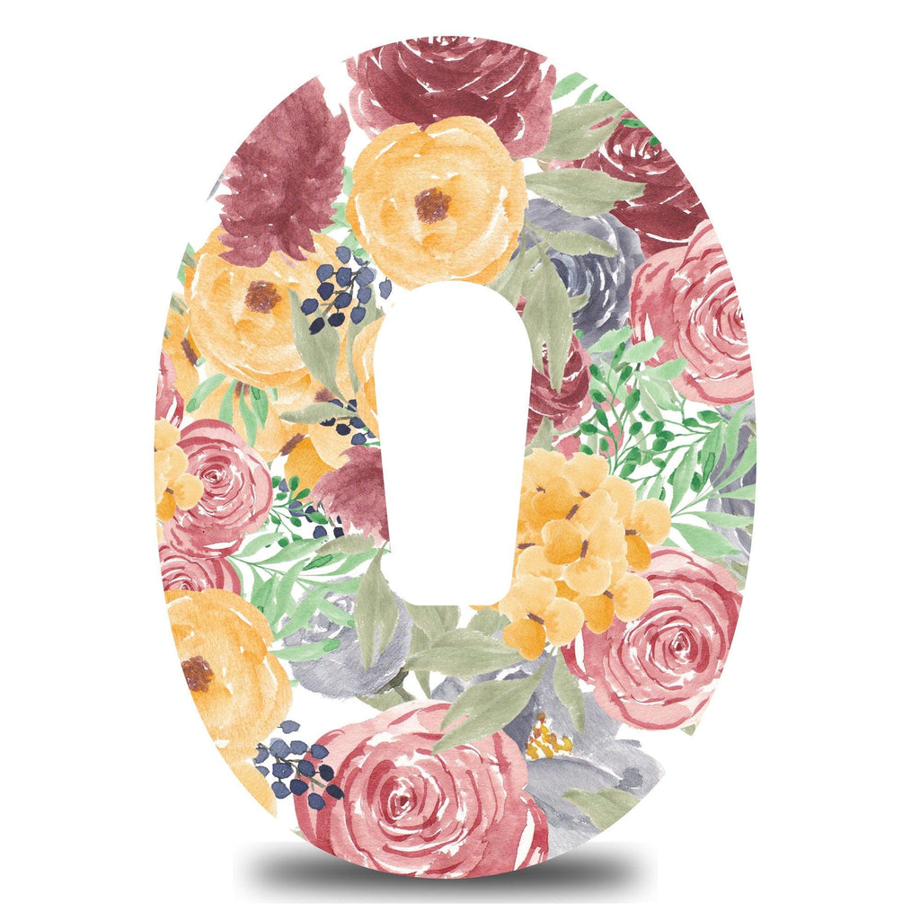 Watercolor Blooms Dexcom G6 Tape - The Useless Pancreas