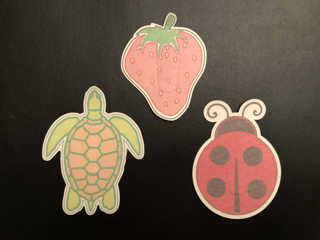A Silly Patch 3 Pack - Lady Bug, Sea Turtle & Strawberry