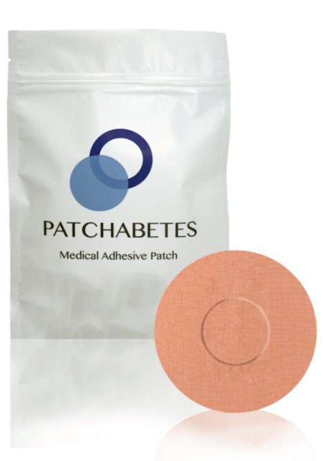 Adhesive Patches For Medtronic, Freestyle Libre by Patchabetes - 20 Pack Beige