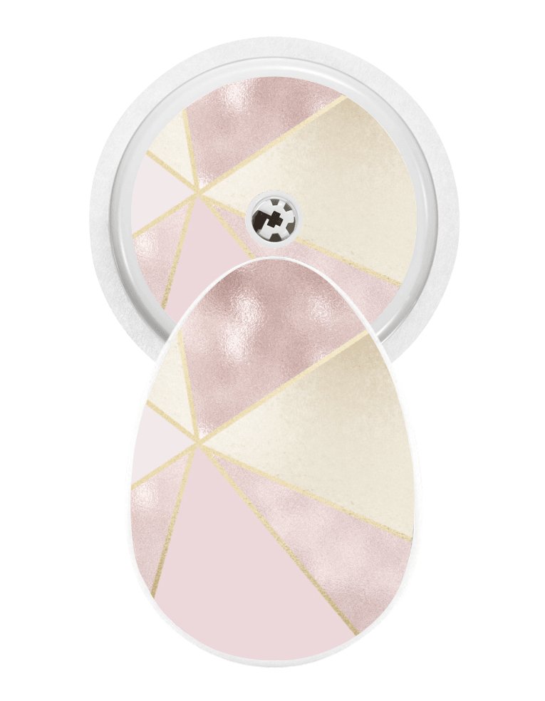 Bubble Sticker (Blush Geo)