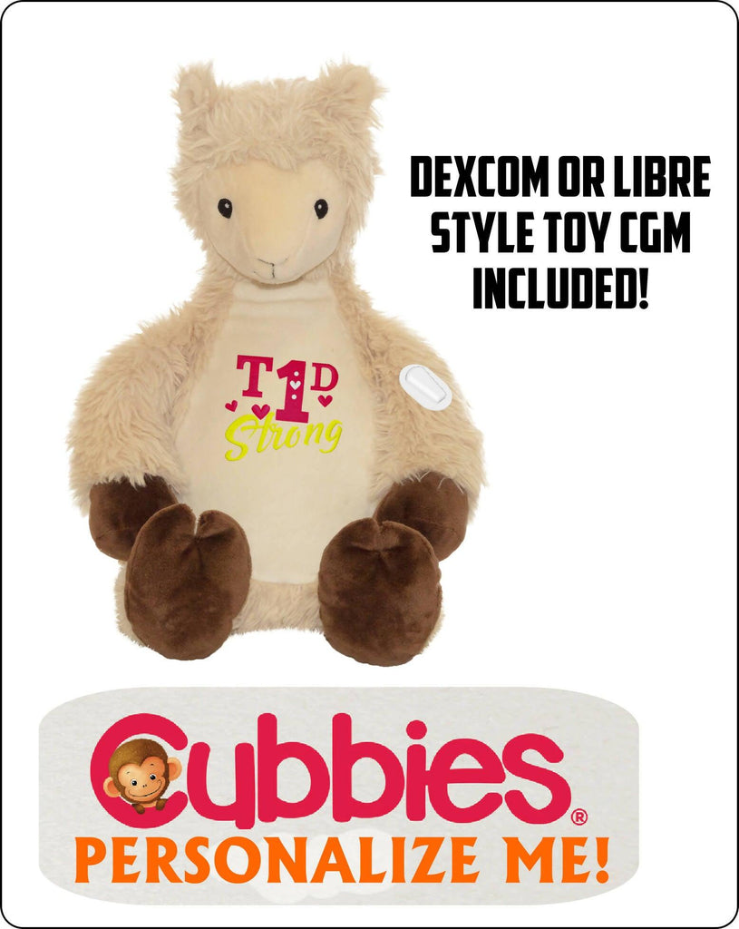 Cubbies Personalized Stuffie by Pulse Custom - Llama
