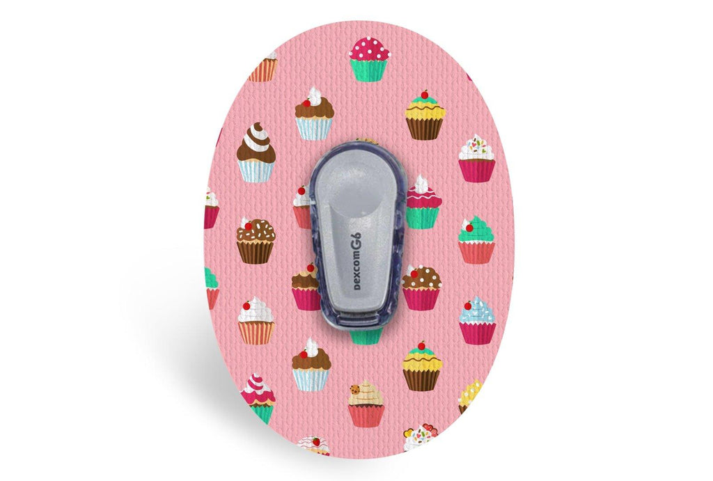 Cupcakes Patch - Dexcom G6 for Single diabetes CGMs and insulin pumps