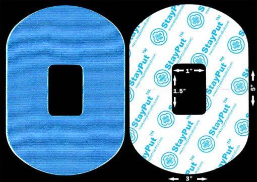 DB1 - StayPut Patch – 1.5″ x 1″ Hole - 10 Pack (Fits Dexcom G4, G5, & G6)