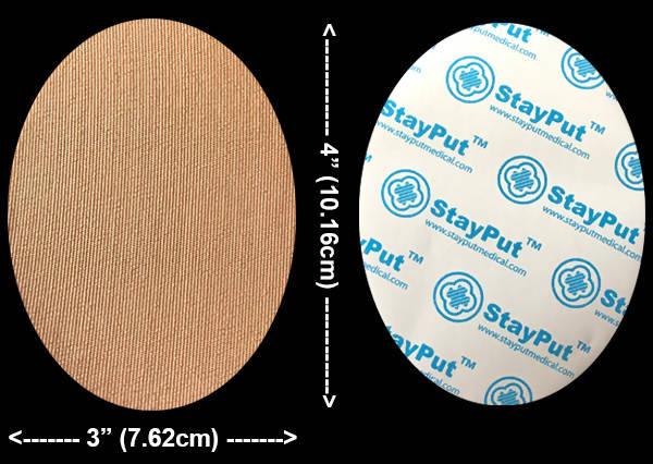 DB4 StayPut Patch – Solid Patch, No Hole – 10 Pack (Fits Medtronic; can be cut to fit various other devices)
