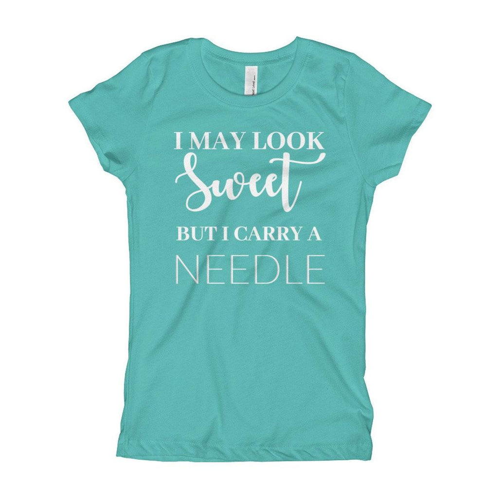 Dia-Be-Tees I May Look Sweet But.... Girl's T-Shirt - The Useless Pancreas