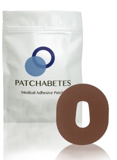 Dexcom G6 Adhesive Patches by Patchabetes - 20 Pack Brown