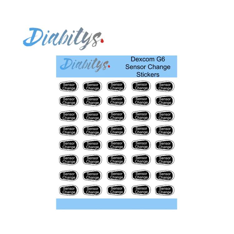 Dexcom G6 Sensor Change Stickers