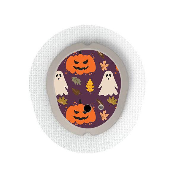 Dexcom G7 transmitter sticker: Pumpkins and ghosts - The Useless Pancreas