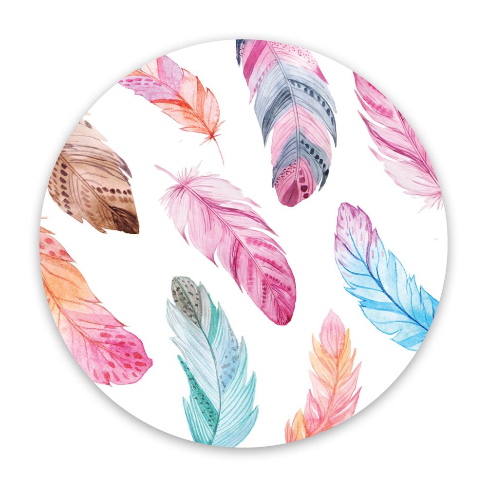 Dexcom Watercolour Feathers Design Patches