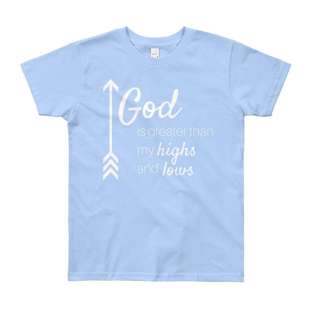 Dia-Be-Tees God is Greater Youth Short Sleeve T-Shirt - The Useless Pancreas