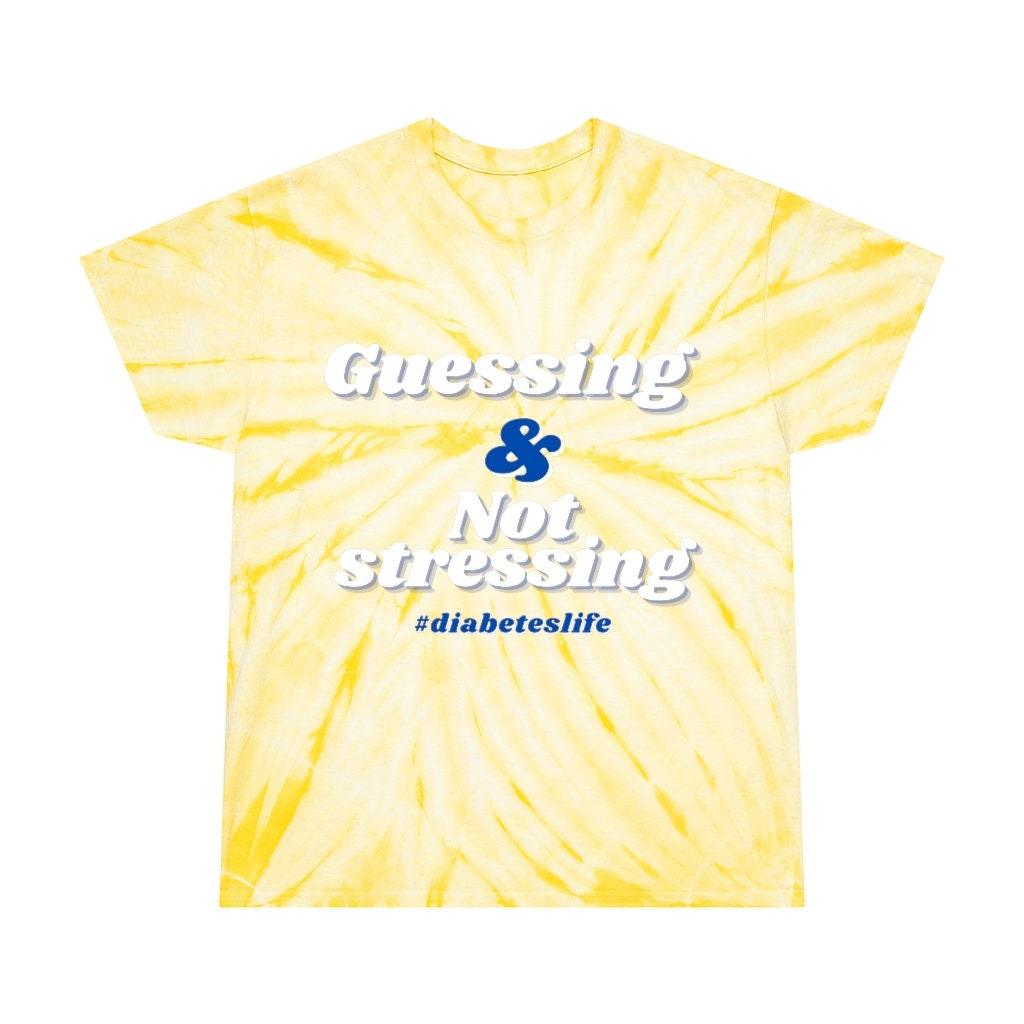 Dia-Be-Tees Guessing not stressing Tie-Dye Tee, Spiral - The Useless Pancreas
