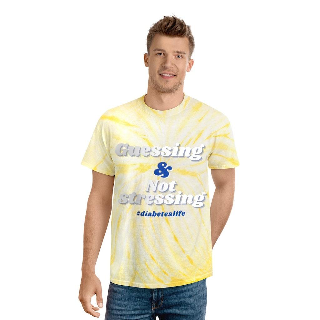 Dia-Be-Tees Guessing not stressing Tie-Dye Tee, Spiral - The Useless Pancreas