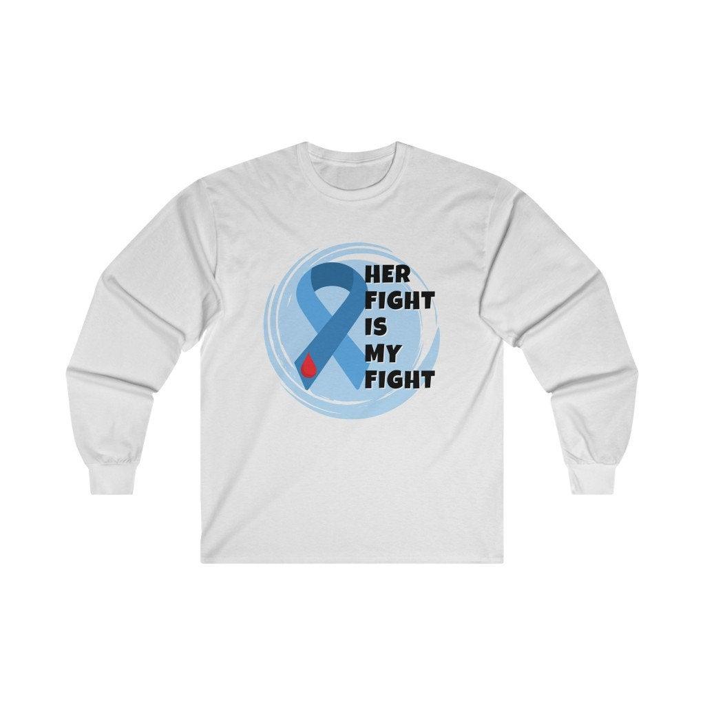 Dia-Be-Tees Her Fight is My Fight Long Sleeve Tee ORDER UP ONE Size! - The Useless Pancreas