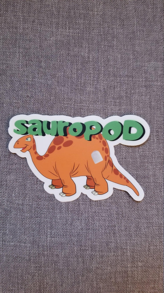 Dia-Be-Tees SauroPOD Omnipod T1D sticker - The Useless Pancreas