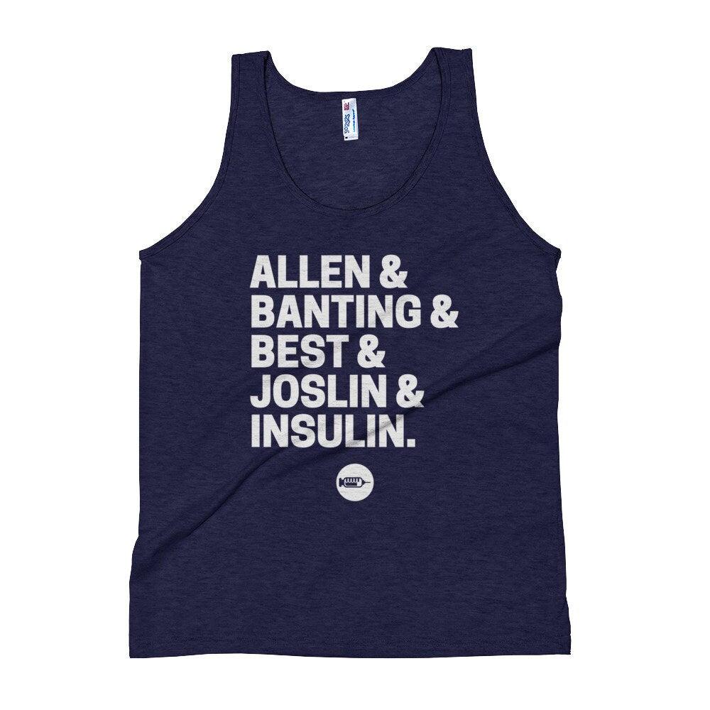 Dia-Be-Tees T1D Scientists Insulin Science Unisex Tank Top - The Useless Pancreas