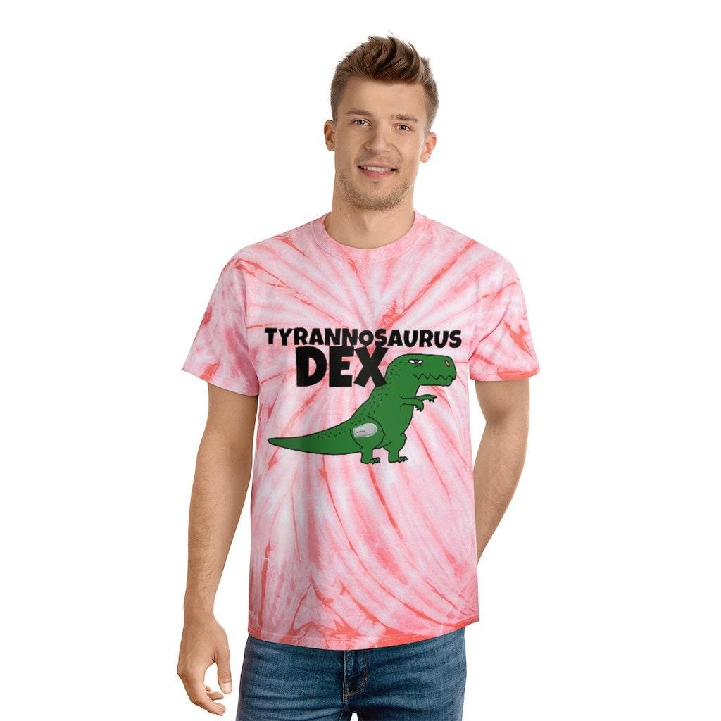 Dia-Be-Tees Tyrannosaurus Dex Tie-Dye Tee, Cyclone - The Useless Pancreas