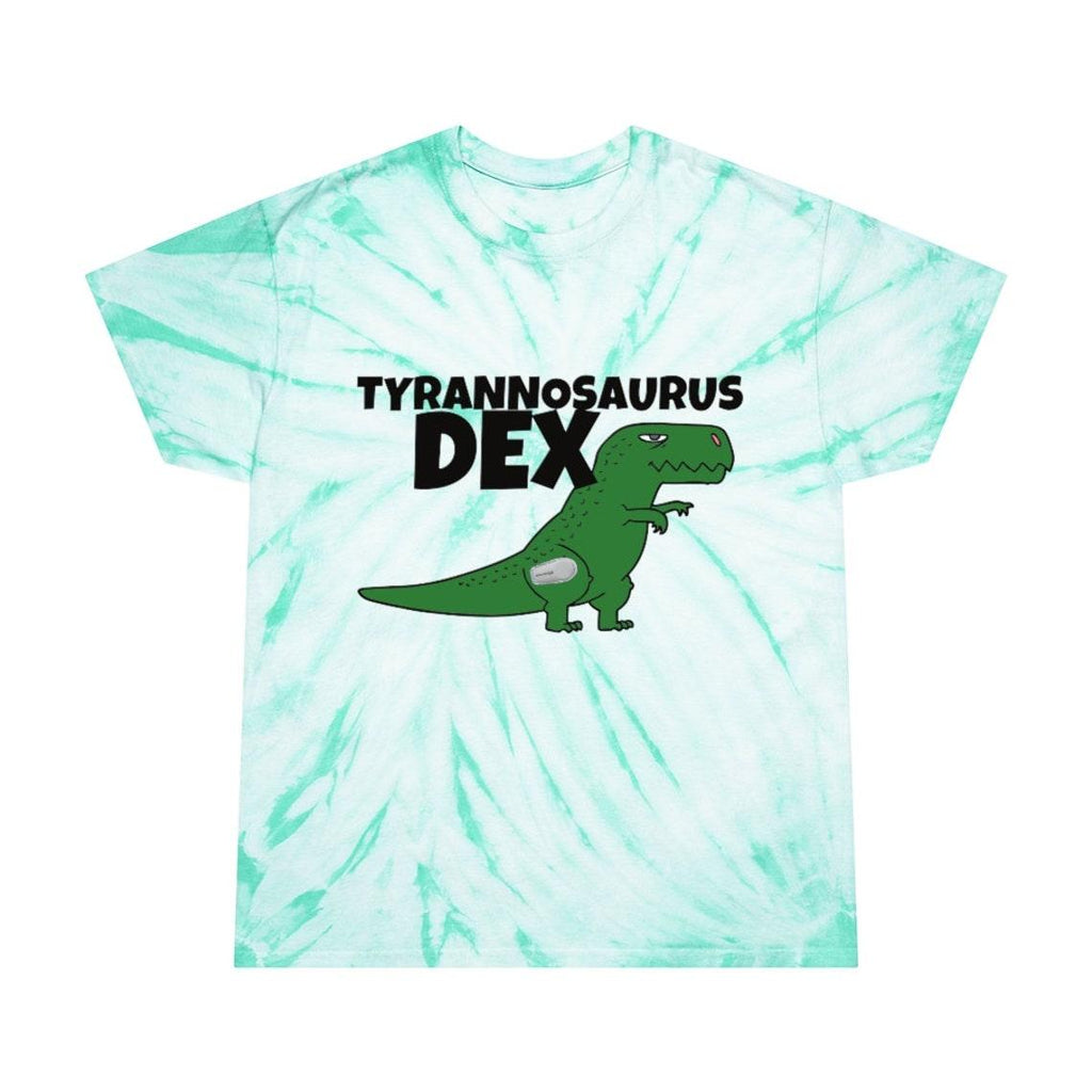 Dia-Be-Tees Tyrannosaurus Dex Tie-Dye Tee, Cyclone - The Useless Pancreas