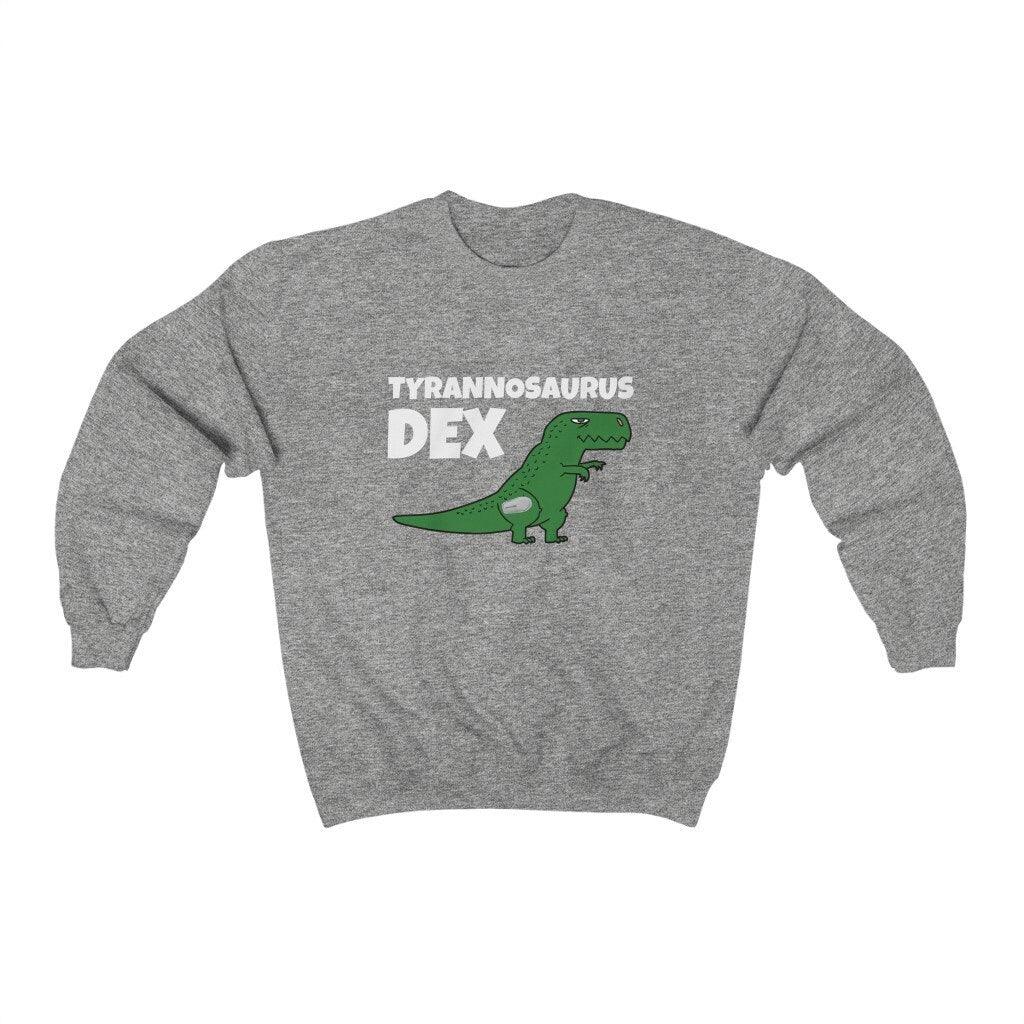 Dia-Be-Tees Tyrannosaurus Dex Unisex Heavy Blend Crewneck Sweatshirt - The Useless Pancreas