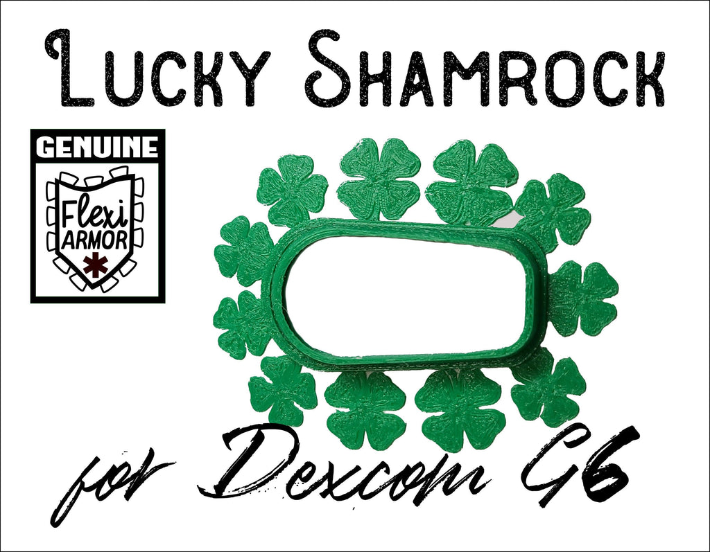FlexiArmor "Lucky Shamrock" Dexcom G6 Cover - *Reusable* - The Useless Pancreas