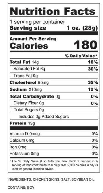 FLOCK CHICKEN SKIN CHIPS - ORIGINAL - 8-PACK - The Useless Pancreas