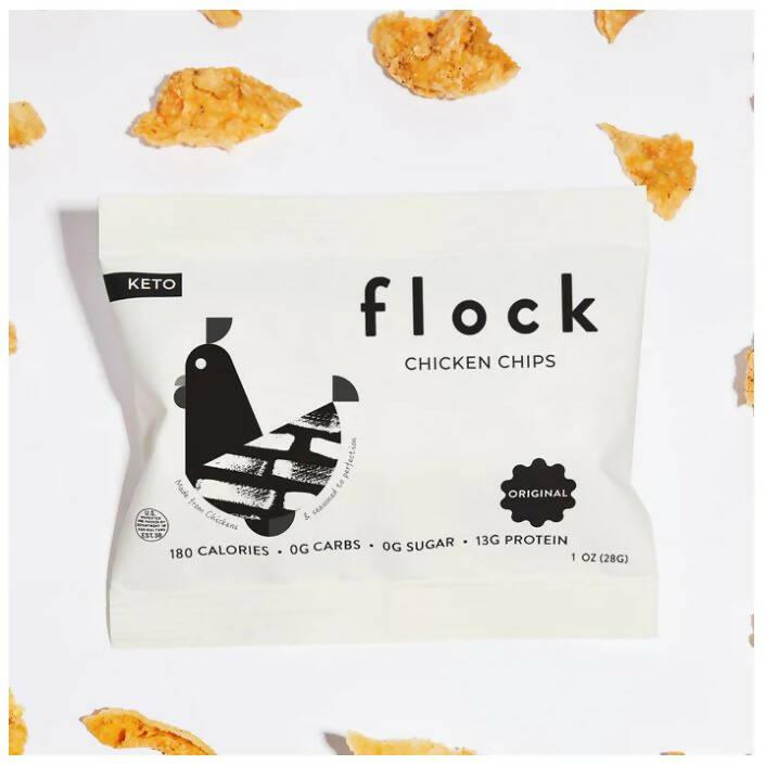 FLOCK CHICKEN SKIN CHIPS - ORIGINAL - 8-PACK - The Useless Pancreas