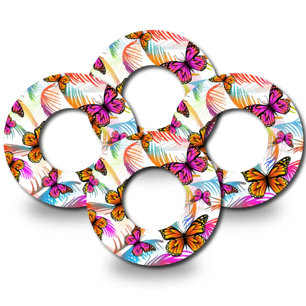 Fluttering Butterfly - Libre 2 4-Pack (Set of 4 Patches)
