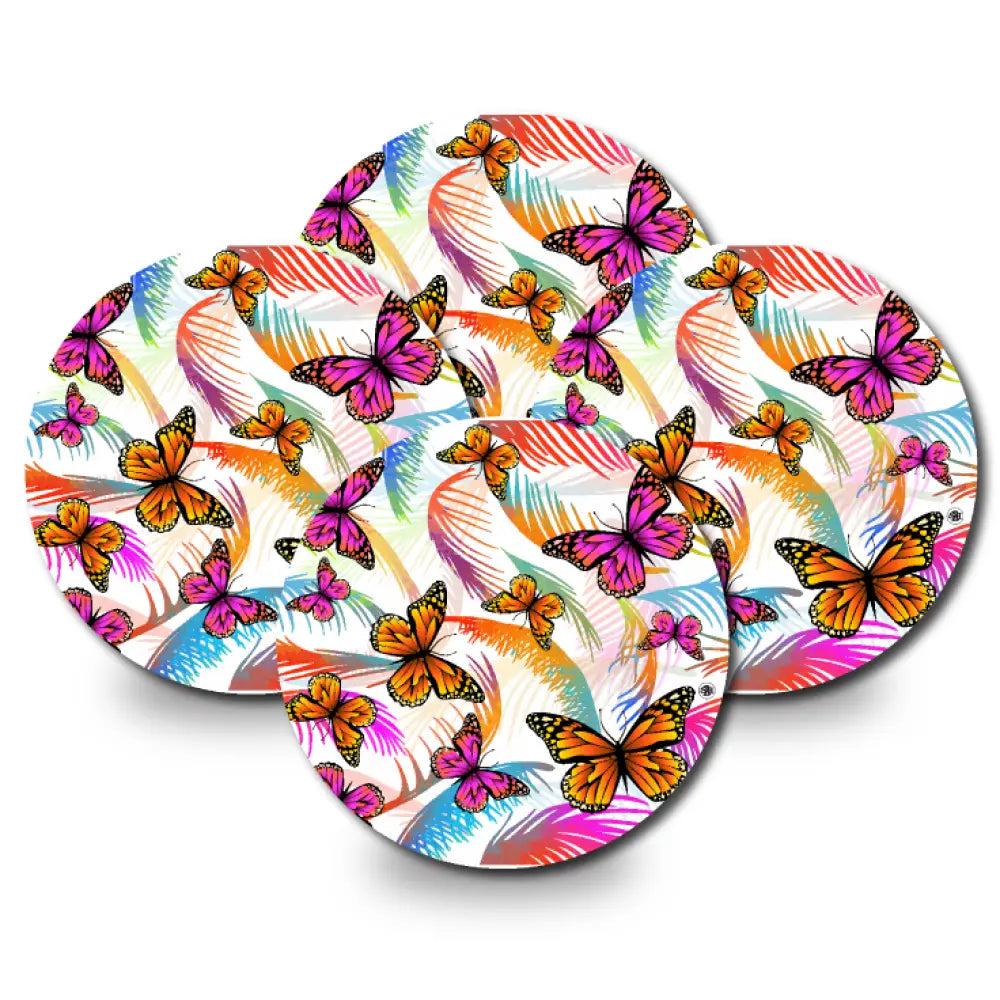 Fluttering Butterfly - Libre 2 Cover-up 4-Pack (Set of 4 Patches) / Freestyle
