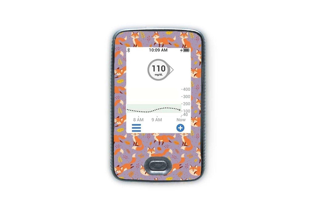 Fox in the Fall Stickers for Dexcom Receiver diabetes supplies and insulin pumps