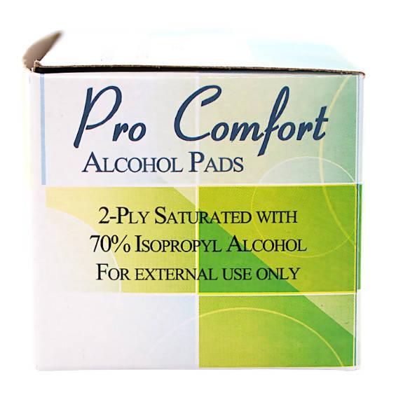 Home Aid Pro Comfort Alcohol Pads - 100 Sheets - The Useless Pancreas