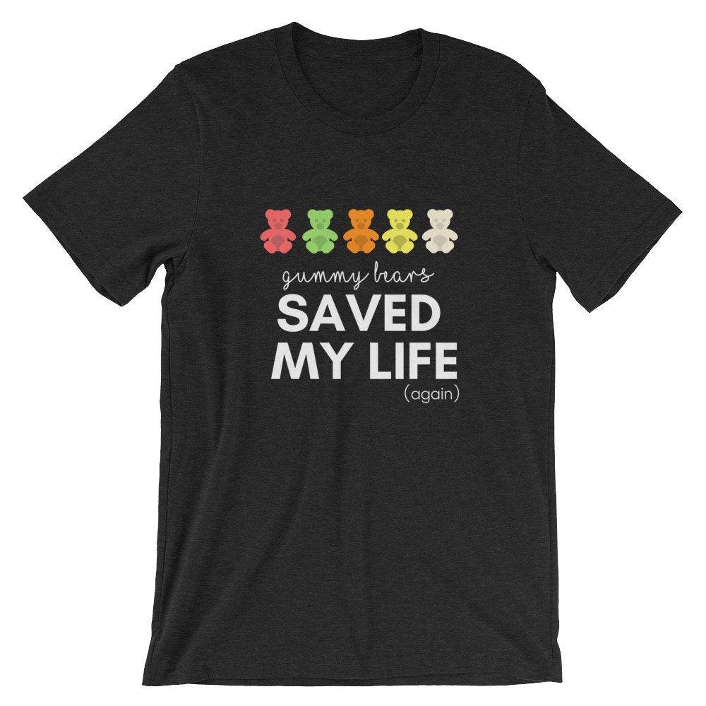 Dia-Be-Tees Gummy Bears Saved my life Short-Sleeve Unisex T-Shirt - The Useless Pancreas
