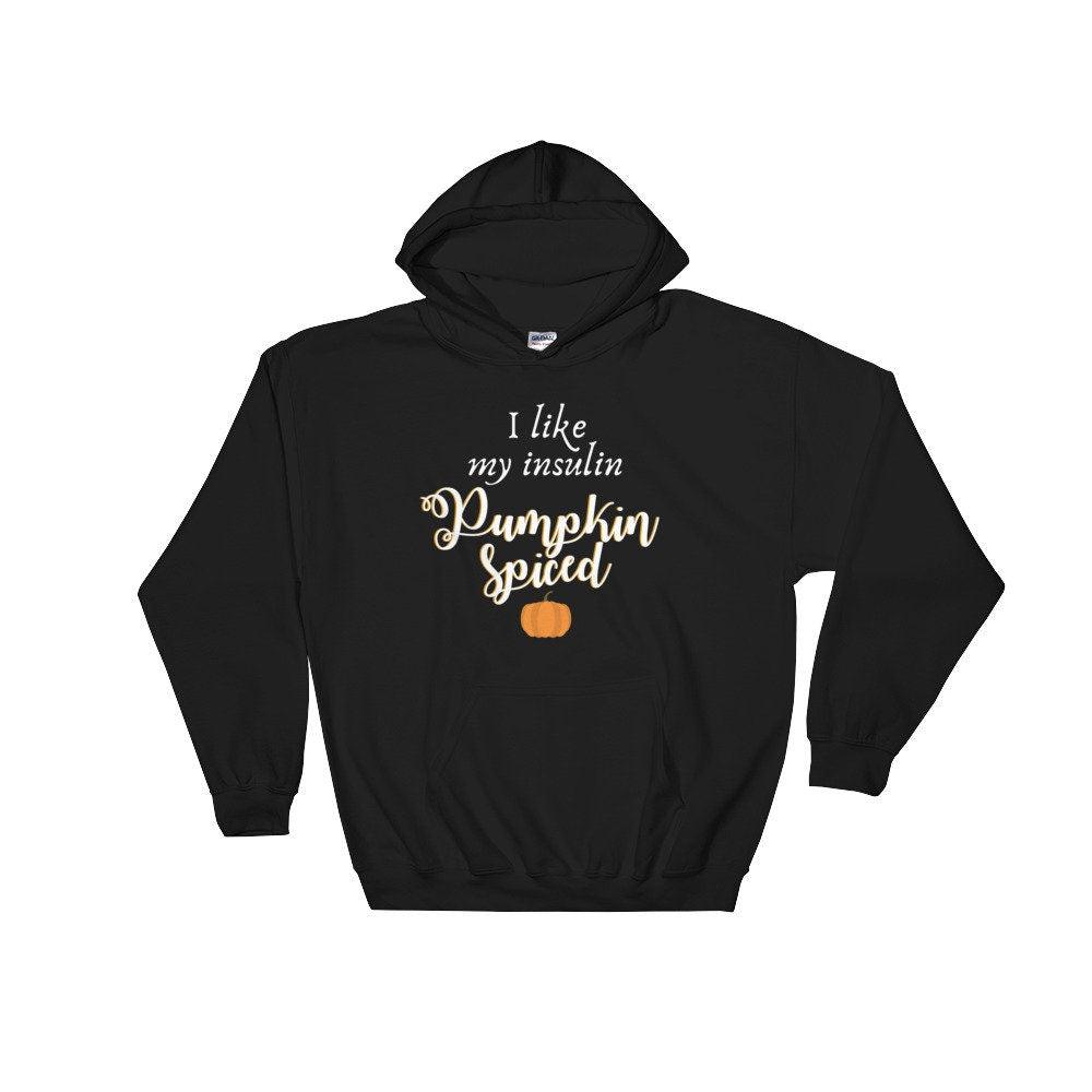 Dia-Be-Tees Pumpkin Spice Insulin Hooded Sweatshirt - The Useless Pancreas