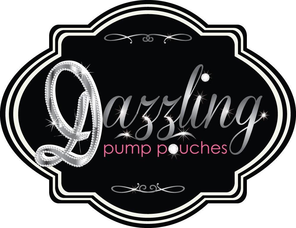 Vertical Insulin Pump Pouch/Case by Dazzling Pump Pouches - Hot Pink Gold Quatrefoil - The Useless Pancreas