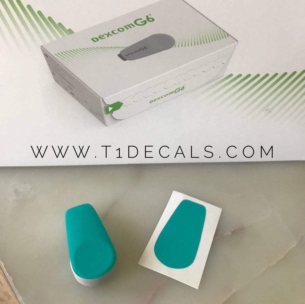Solid Teal Dexcom G6 Decal - The Useless Pancreas
