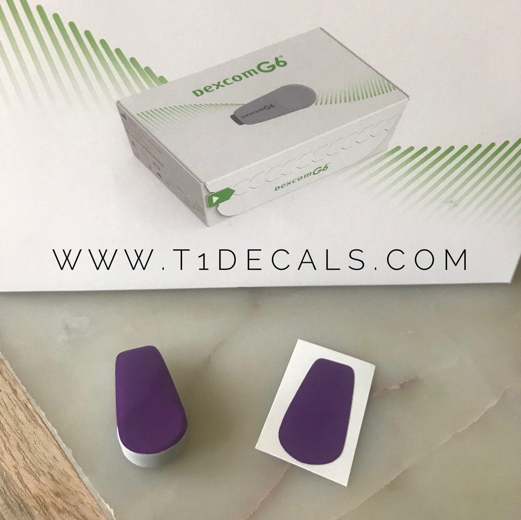 Solid Purple Dexcom G6 Decal - The Useless Pancreas