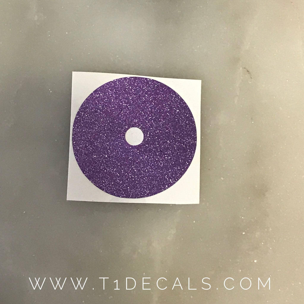 Purple Shimmer Freestyle Libre Decal - The Useless Pancreas