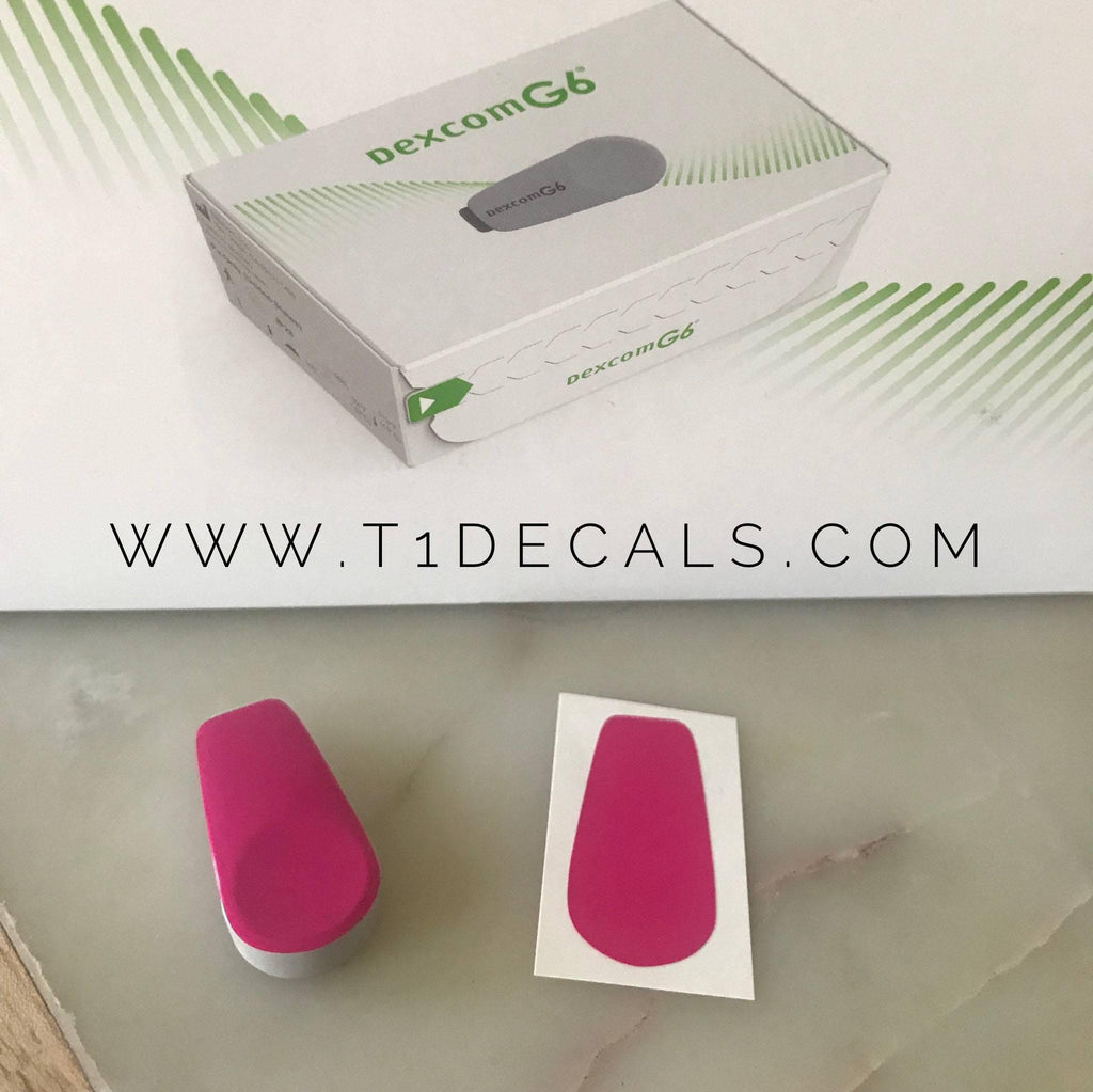 Solid Pink Dexcom G6 Decal - The Useless Pancreas