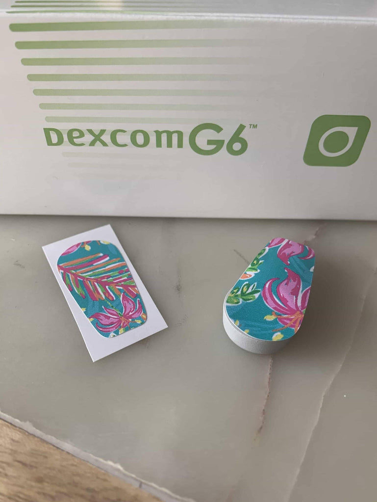 Tropical Vibes Dexcom G6 Decal - The Useless Pancreas