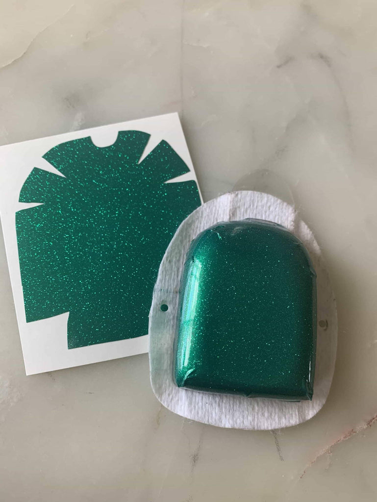 Emerald Shimmer Omnipod Decal - The Useless Pancreas