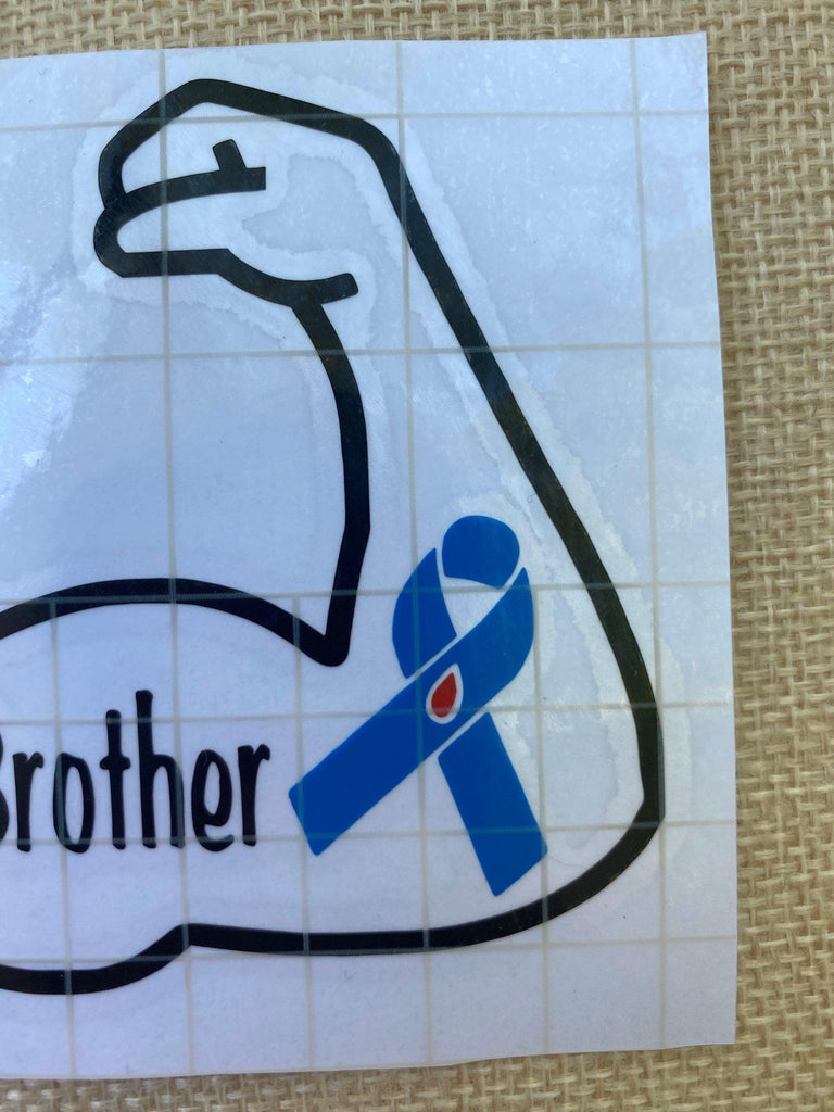 Diabetes Decal, Type 1 Diabetic Brother Decal, Type 1 Bicep Sticker Decal, Masculine Type 1 Decals, Car Stickers, Type 1 Man Decals, Type - The Useless Pancreas