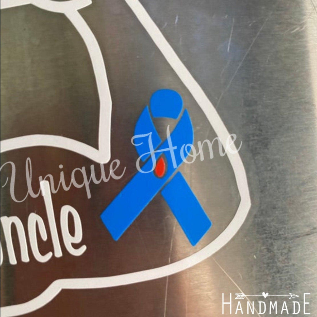 Diabetes Decals, Type 1 Diabetic Uncle Decal, Type 1 Bicep Sticker Decal, Masculine Type 1 Decals, Car Stickers, Type 1 Diabetes Awareness, - The Useless Pancreas