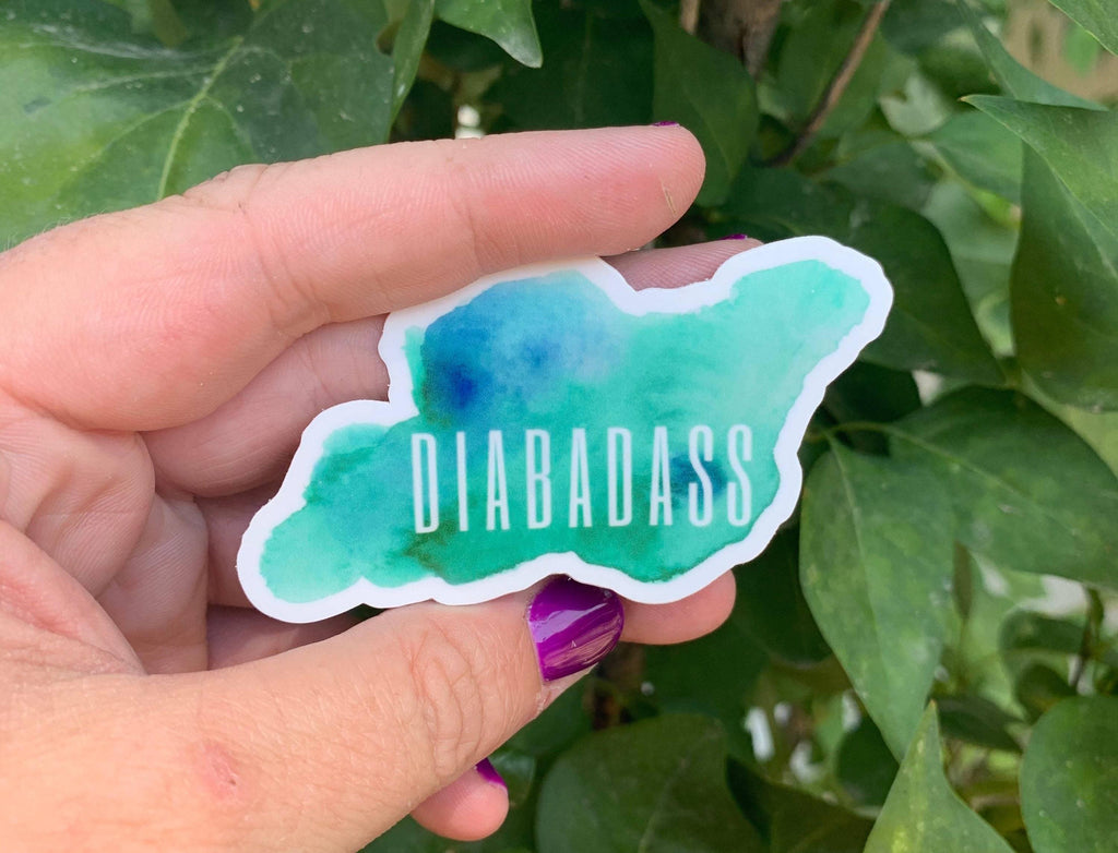 Watercolor Diabadass Sticker - The Useless Pancreas