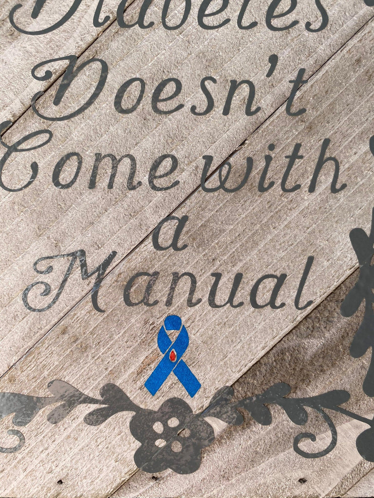 Diabetes Sign, Inspirational Saying for Diabetics, Diabetics Positive Affirmations, Warriors, T1D Mom, T1D Love, T1D Sign, Type One Sign - The Useless Pancreas