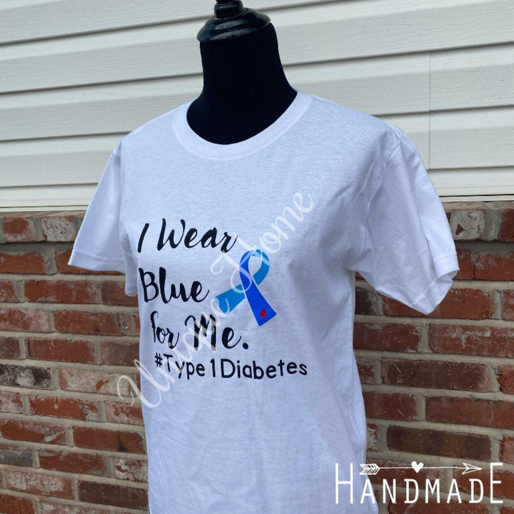 Diabetes T Shirt, I Wear Blue For Me, My Daughter, My Son, My Mom, My Dad, T1D Warrior Shirt, Diabetes Awareness Month, Insulin for All, - The Useless Pancreas