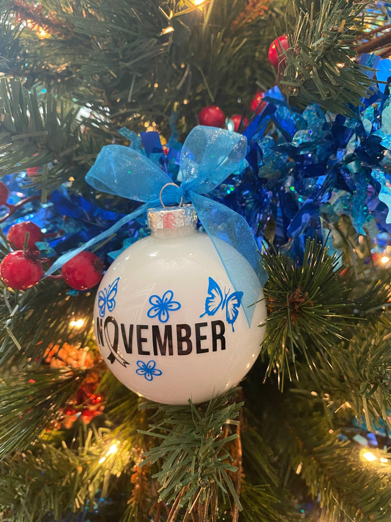Diabetes Ornament, T1D, Awareness Ornament, Type 1 November Ornaments, White Ornaments, Autoimmune, T1D Gifts, Type One - The Useless Pancreas
