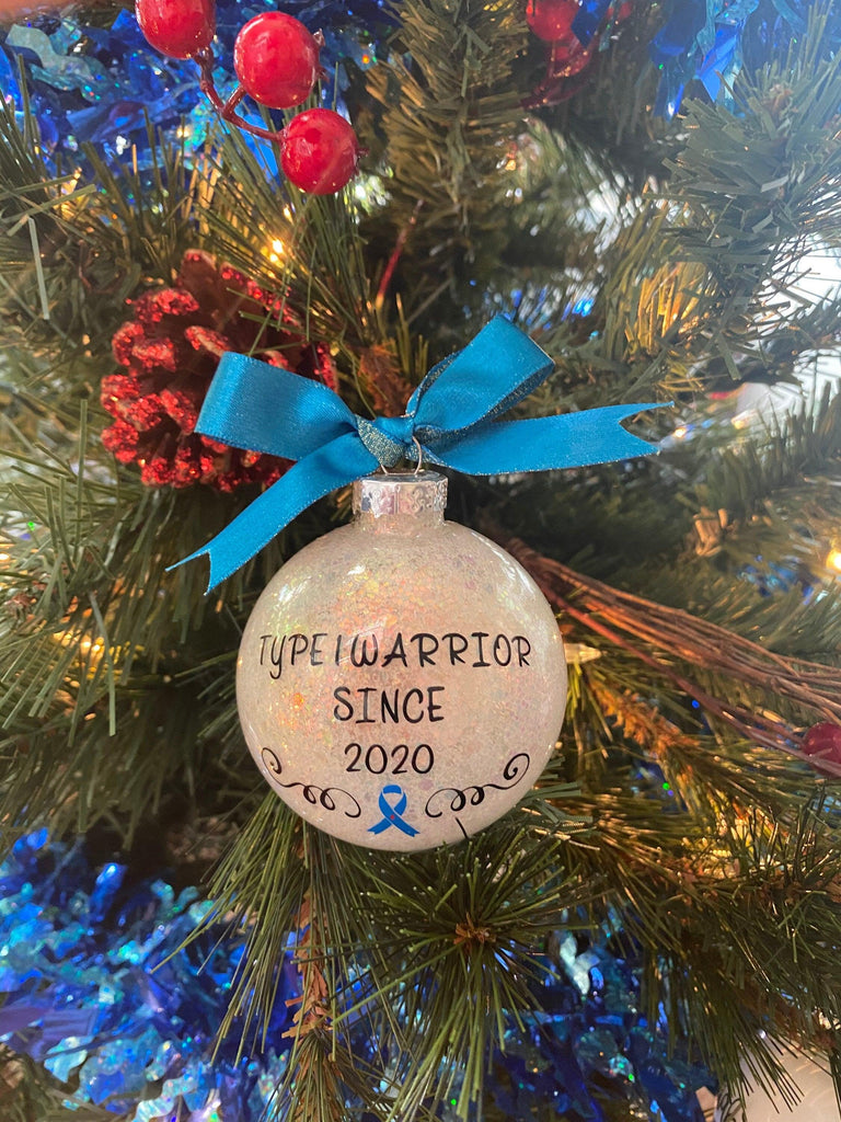 Diabetes Ornament, Type 1 Warrior Ornament, Personalized Ornament, Type 1 Warrior Ornaments, T1D gifts, Awareness Ornaments, Type One - The Useless Pancreas