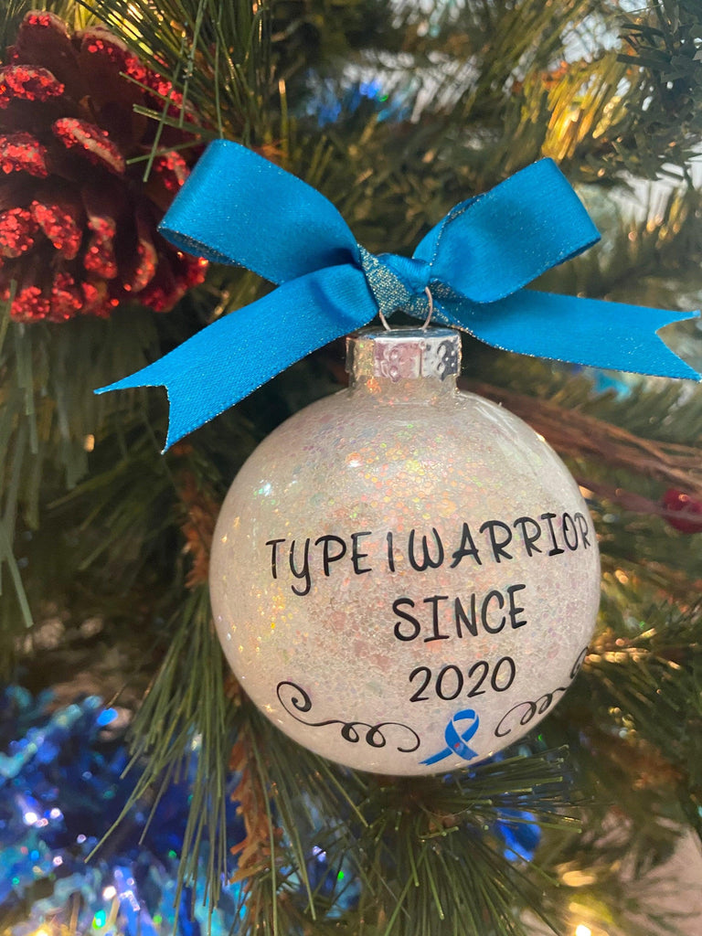 Diabetes Ornament, Type 1 Warrior Ornament, Personalized Ornament, Type 1 Warrior Ornaments, T1D gifts, Awareness Ornaments, Type One - The Useless Pancreas