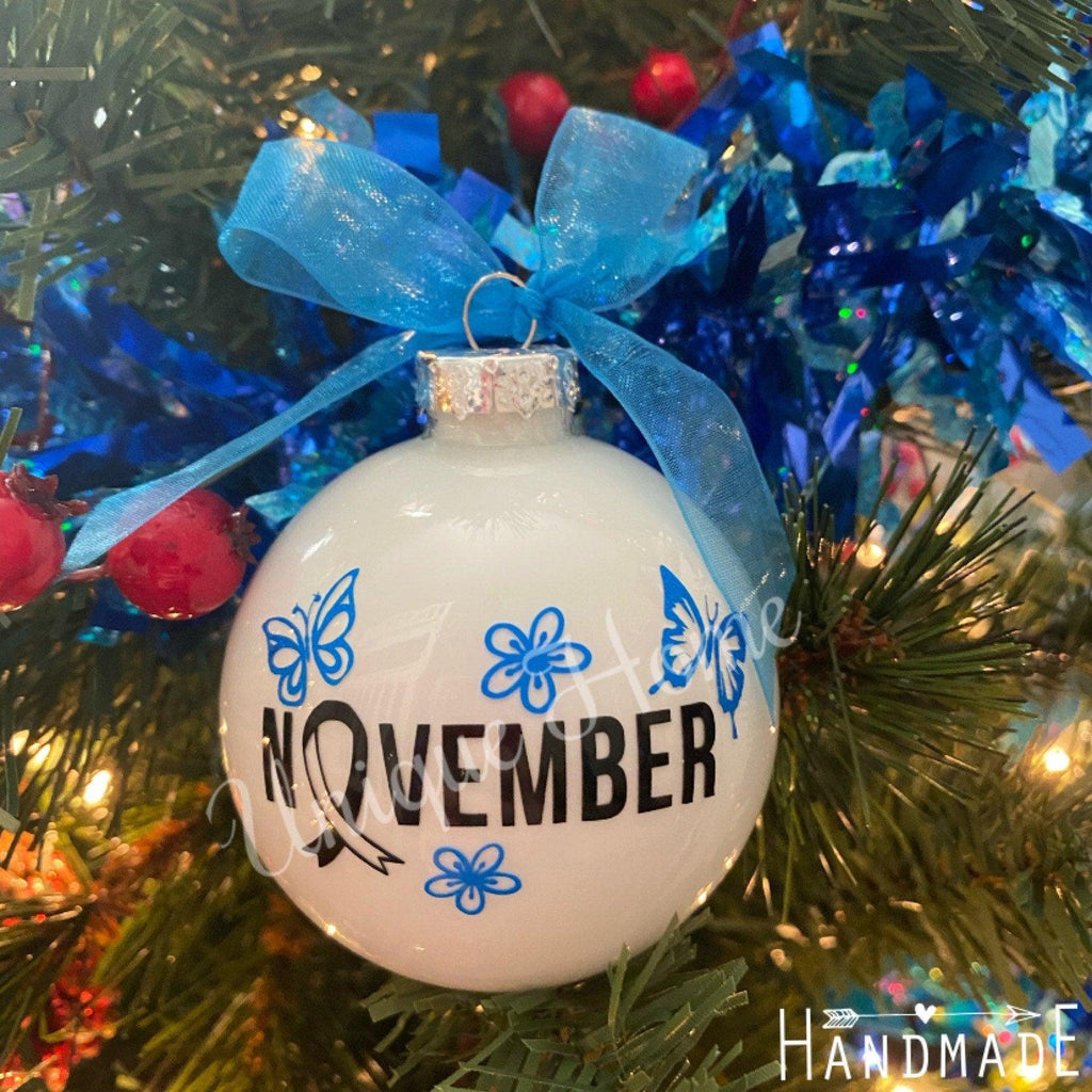 Diabetes Ornament, T1D, Awareness Ornament, Type 1 November Ornaments, White Ornaments, Autoimmune, T1D Gifts, Type One - The Useless Pancreas