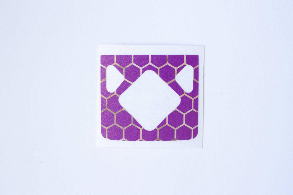 Purple Honeycomb Medtronic 670G / 770G Pump Decal Sticker - The Useless Pancreas