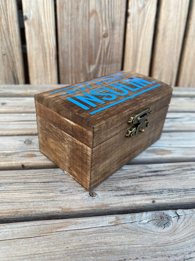 Diabetes Keepsake Box, MINI Box, Diabetes Jewelry Box, Unique Diabetes Gifts, T1D Warrior, Diabetes Supply Box, Diabetes Storage Box, Diabet - The Useless Pancreas